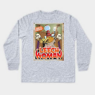 Mystery Science Rusty Barn Sign 3000 - The Leech Woman Kids Long Sleeve T-Shirt